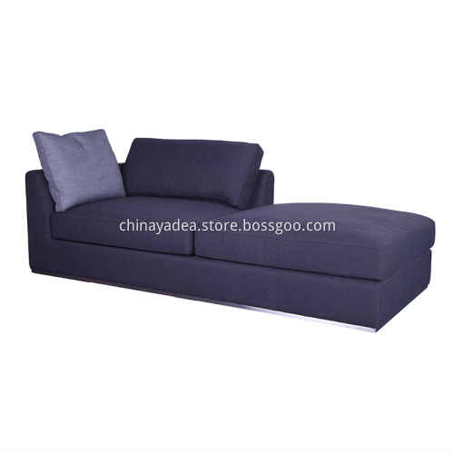 Grey Fabric Richard Left Sectional Sofa